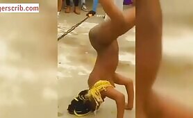 Kenyan Babe Entertaining People Totally Naked