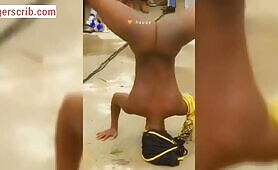 Kenyan Babe Entertaining People Totally Naked