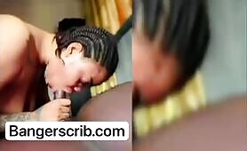 Lekki Babe Chizaram Giving Blowjob