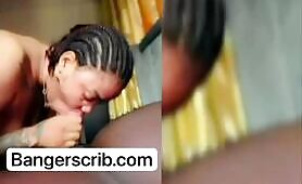 Lekki Babe Chizaram Giving Blowjob