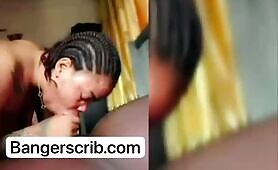 Lekki Babe Chizaram Giving Blowjob