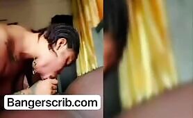 Lekki Babe Chizaram Giving Blowjob