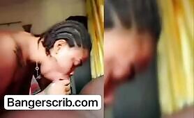 Lekki Babe Chizaram Giving Blowjob