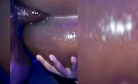 Easily Penetrating Her Oily Asshole
