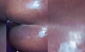 Easily Penetrating Her Oily Asshole
