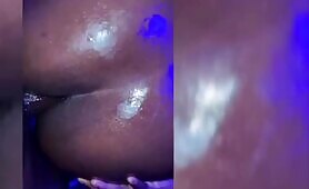 Easily Penetrating Her Oily Asshole