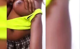 Showcasing Her Fresh And Soft Breast