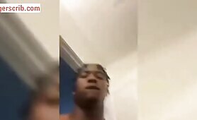 Lovers record themselves banging in the restroom