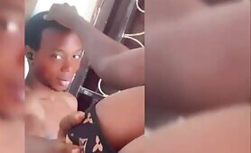 Anjola’s Neighbor Presses Her Boobs