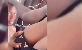Anjola’s Neighbor Presses Her Boobs