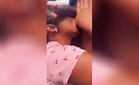 Nigerian Girl “Honeybunzy” Sucking His Dick And Balls In This Video