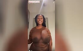 Busty Andiswa Mnchube Flaunting Her Big Boobs In See Through bangerscrib