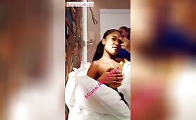 Mzansi Girl Teasing As She Plays With Her Breast In This Nude Video