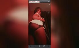 Nigerian Girl Flashing Her Pussy On Buzzcast Live Stream As She Teases